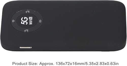 Miniatura 5 de ASHATA Router 5G CPE al aire libre, 2.4G 5.8G Router WiFi 6 de doble banda con ranura para tarjeta SIM, 16 dispositivos, velocidades de hasta