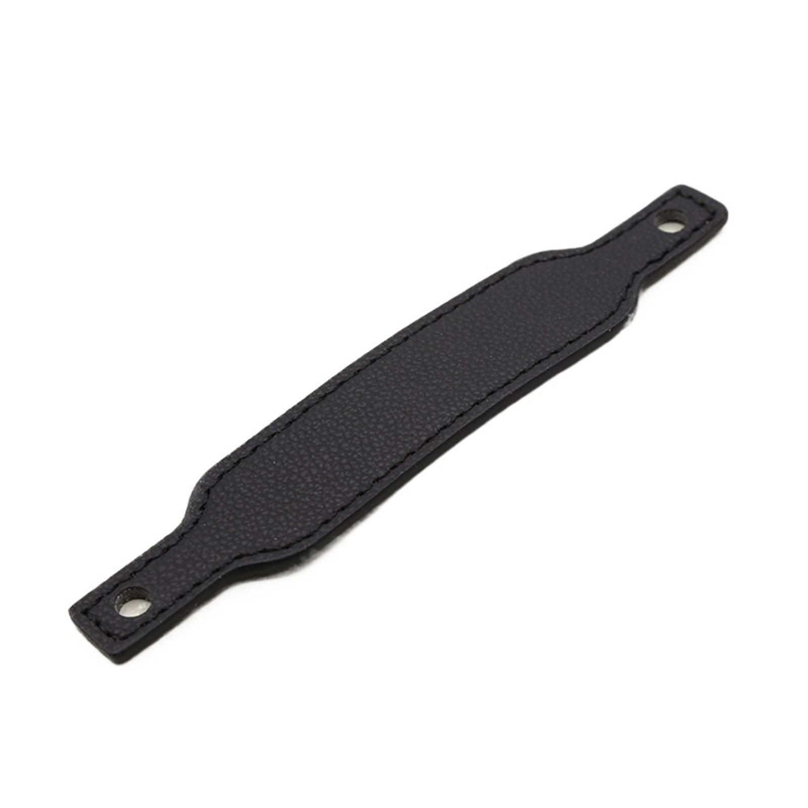 CQAHDSEVF Leather Drawer Pulls, Leather Cabinet Drawer Handles Multicolor Multiple Sizes(388-Black-128mm-Pimp)