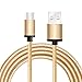 Delippo Type C Cable 3.3ft/1m USB C Braided Charging Cord Metal with Reversible Connector for New MacBook 12 inch ChromeBook Pixel Nokia N1 Tablet Nexus 5X Nexus 6P OnePlus 2 and Other Type C(Pink)
