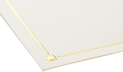 Miniatura 5 de Tarjetas de notas en blanco personalizadas con sobres de 4 x 6, inicial M monograma de papelería (marfil, paquete de 24) - Papelería personalizada -