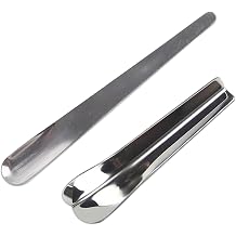 2 Pack Caulking Tool Kit, Grout Cleaning Tool, Metal Caulking Finishing Tools for Wall Tile, Grout Removal Tools for Tile, Grout Application Tool for Inside and Outside Corners