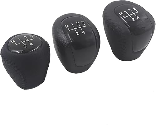 Miniatura 4 de Pomo de palanca de cambios manual de piel sintética de 5 velocidades para Chevrolet Epica 2007-2012 (color  plástico)