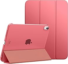 MoKo Case for iPad (A16) 11th Generation 11 Inch 2025, iPad 10th Generation 10.9 Inch 2022, Slim Stand Protective Case with Hard PC Transparent Back, Zero