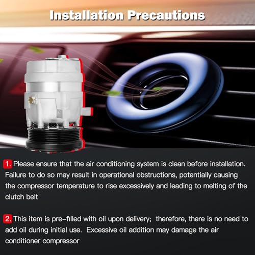 Image of cciyu Air Conditioning Compressor for Chevrolet Lumina APV Monte Carlo