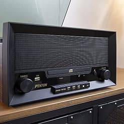 Fenton RP135W – Platine Vinyle CD, Platine Vinyle et Lecteur CD, Technologie Bluetooth, 3 Vitesses de disques 33, 45 et… - Les Beatles, Paul McCartney, John Lennon, RIngo Starr, George Harrison Fenton RP135W - Platine Vinyle CD, Platine Vinyle et Lecteur CD, Technologie Bluetooth, 3 Vitesses de disques 33, 45 et… – Image 2
