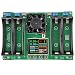 4-Channel 18650 Battery Capacity Tester, Automatic Charge Discharge Module with Internal Resistance Test for Flat Top Batteries, Type-C Powered Lithium Battery Analyzer