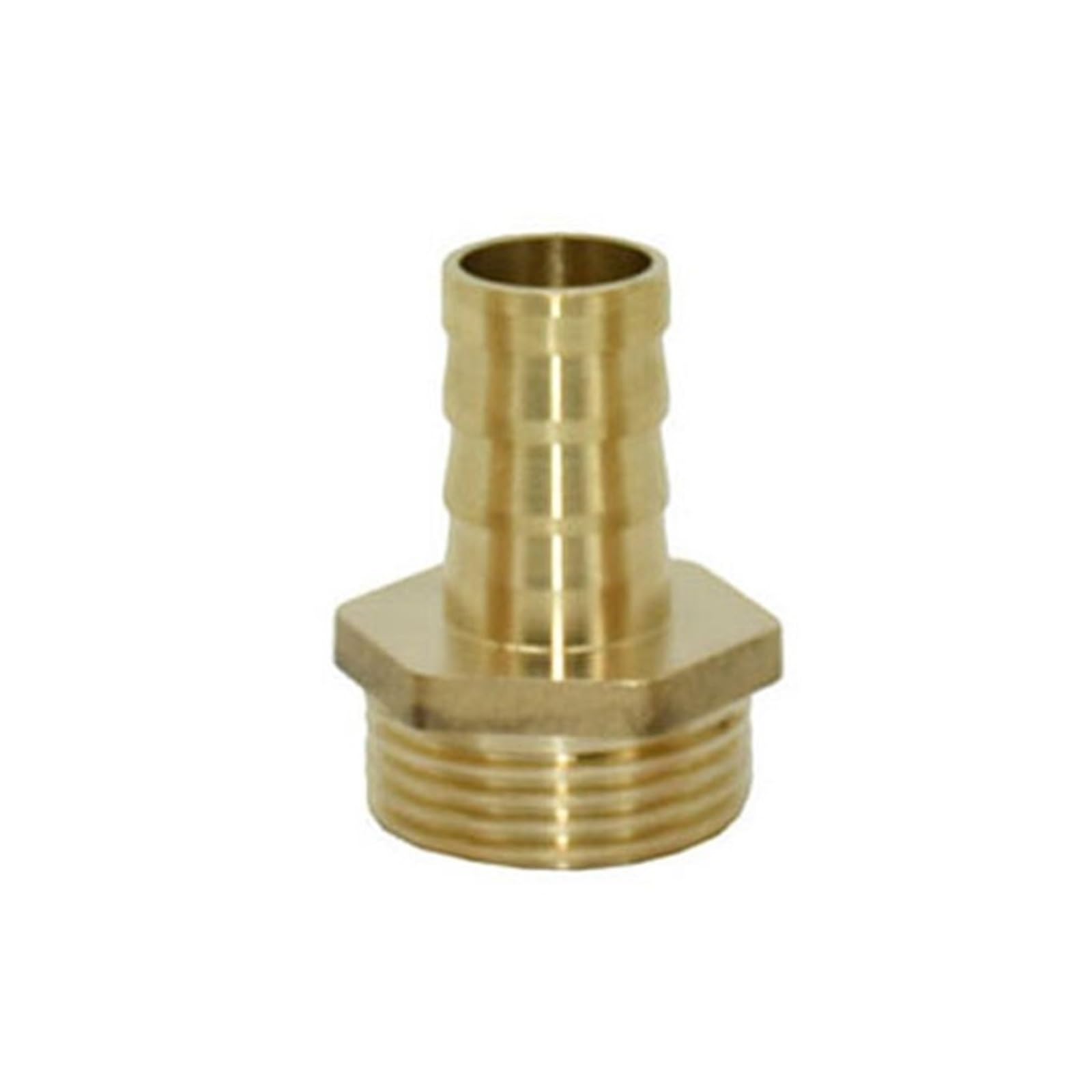 Epaknhgd Men's 19Mm 1Pc Water Hose Barb Connector Brass
