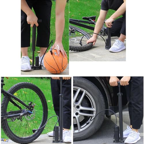 Bomba portátil para bicicleta kit de accesorios de ciclismo montaña carretera y bomba de bola 4