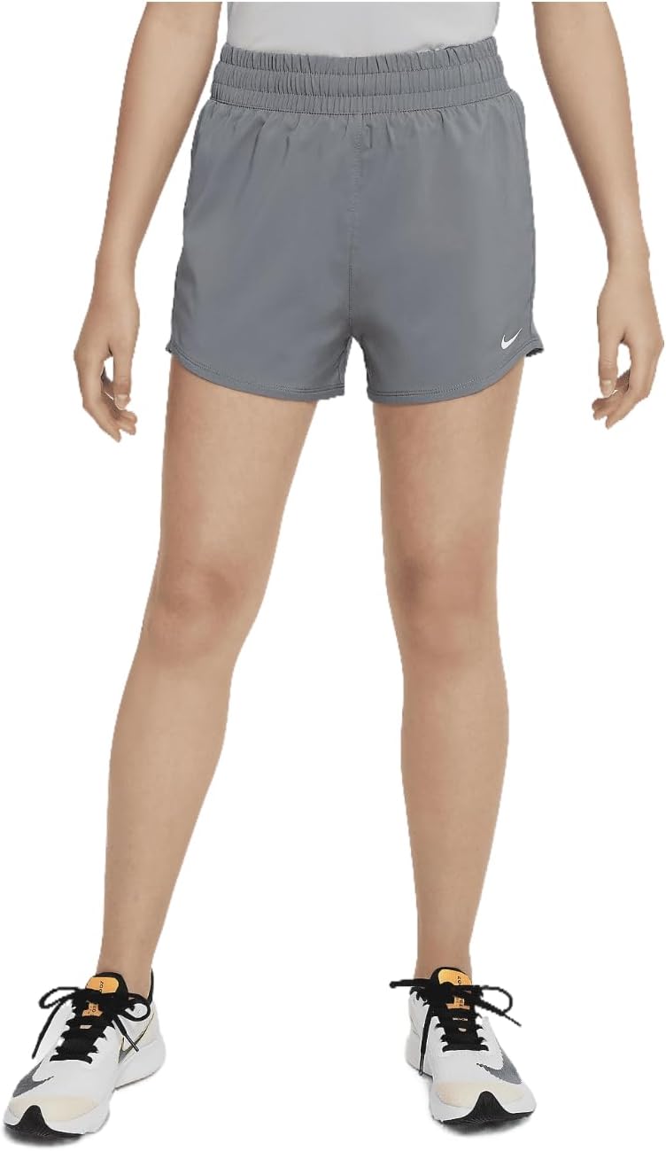 Nike Girls' Dri-fit One Woven High-Waisted Training Shorts (Little Big Kid)