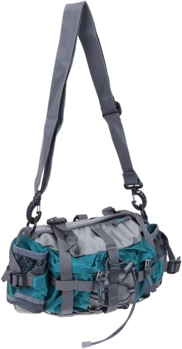 Sosoport Reflective Stripes Waist Pouch Outdoor Waist Bag for Men Women Sports Crossbody Bag for Running Hiking Music Festivals