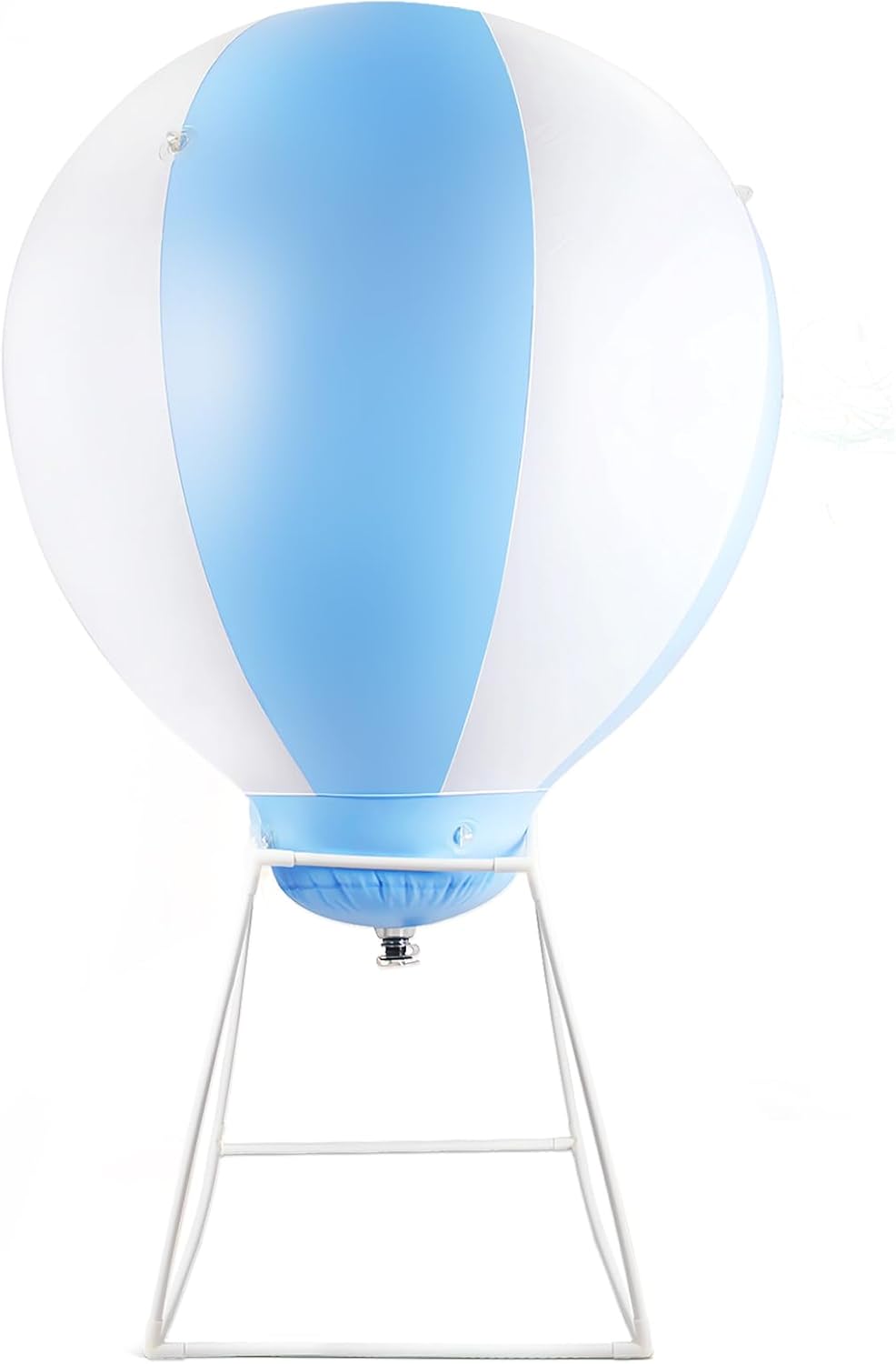 3ft Half Hot Air Balloon with Stand, Inflatable Baby Party Decoration Balloon, Suitable for Indoor and Outdoor Use/Birthday Wedding/Children's Party/Exhibition