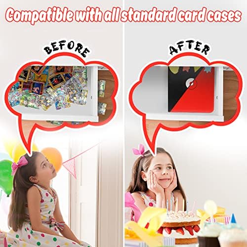 Card Binder, 9-Pocket Trading Card Album Fit 720 Cards PU Leather Card Folder with 40 Removable Sleeves & Zipper As Gifts for Boys Girls