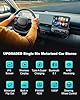 2026 Single Din Car Stereo with Wireless Apple CarPlay & Android Auto, 7-inch HD Motorized Flip-Out Touchscreen Head Unit, Bluetooth 5.1, Type-A Fast Charge, Backup Camera, DSP, AM/FM Radio Receiver