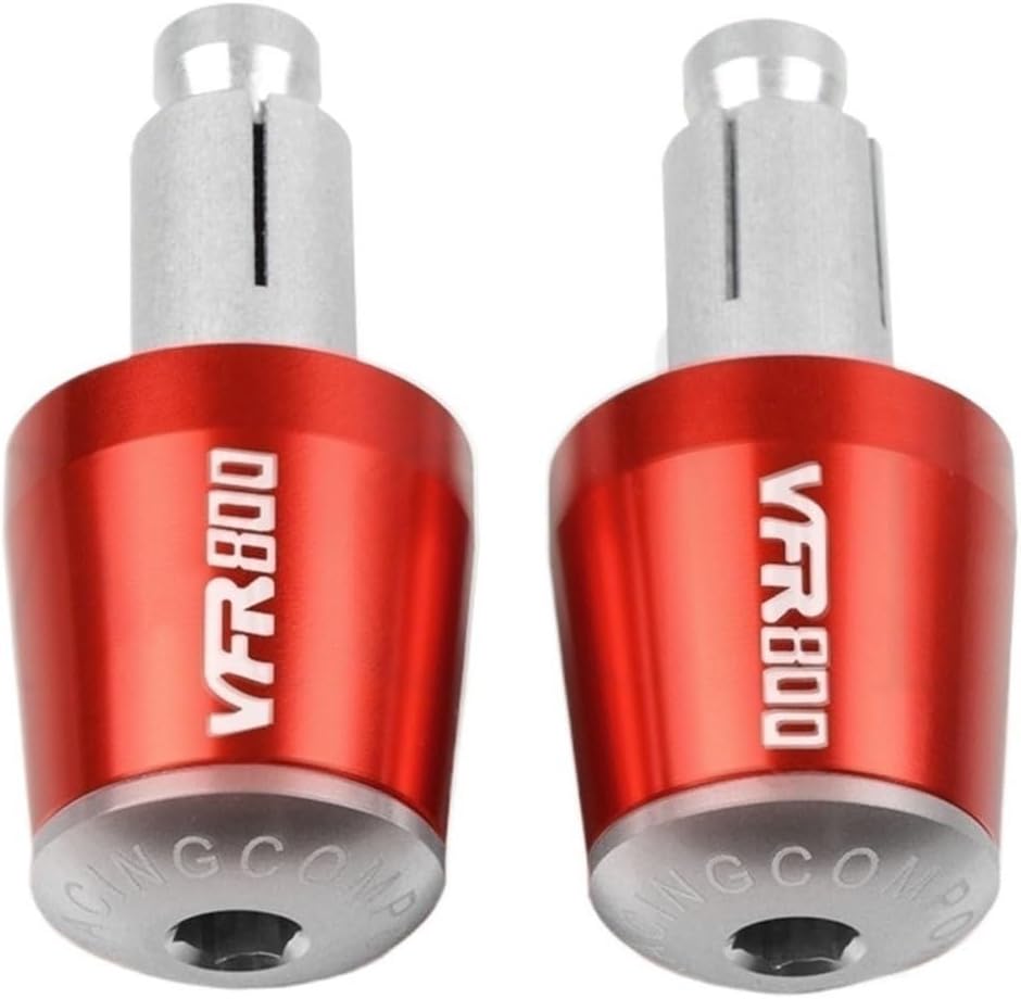 Bar Ends Motorcycle Handlebar Grips End Handle Bar Cap End Plug Compatible with Hon Da VFR 800 Fi/W1 VTEC VFR800/F VFR 800F 1998-2017 2016