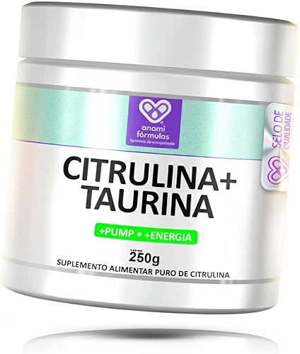 Citrulina + Taurina - Blend Pré 100% Puro - 250g