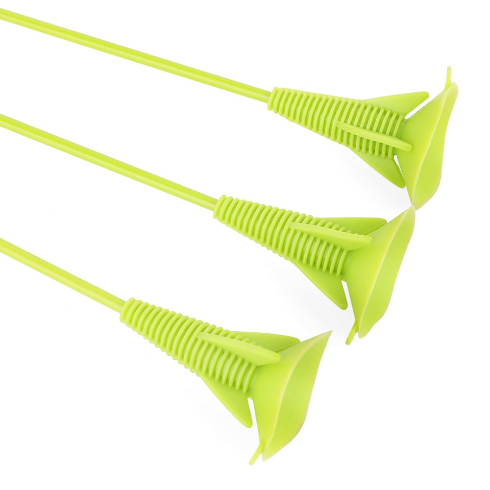 Lot de 12 flèches à ventouse en fibre de verre 68 cm - Flèches d'aspiration sûres pour les jeunes - Pour la pratique du tir à l'arc