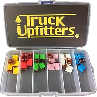 Truck Upfitters 30 pc Automotive LOW PROFILE JCASE Box Shaped Fuse Kit