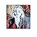 xiaoxian Marylin Monroe Peinture sur toile Portrait Art Poster et art mural Impression moderne Décoration de chambre de famille 30 x 30 cm