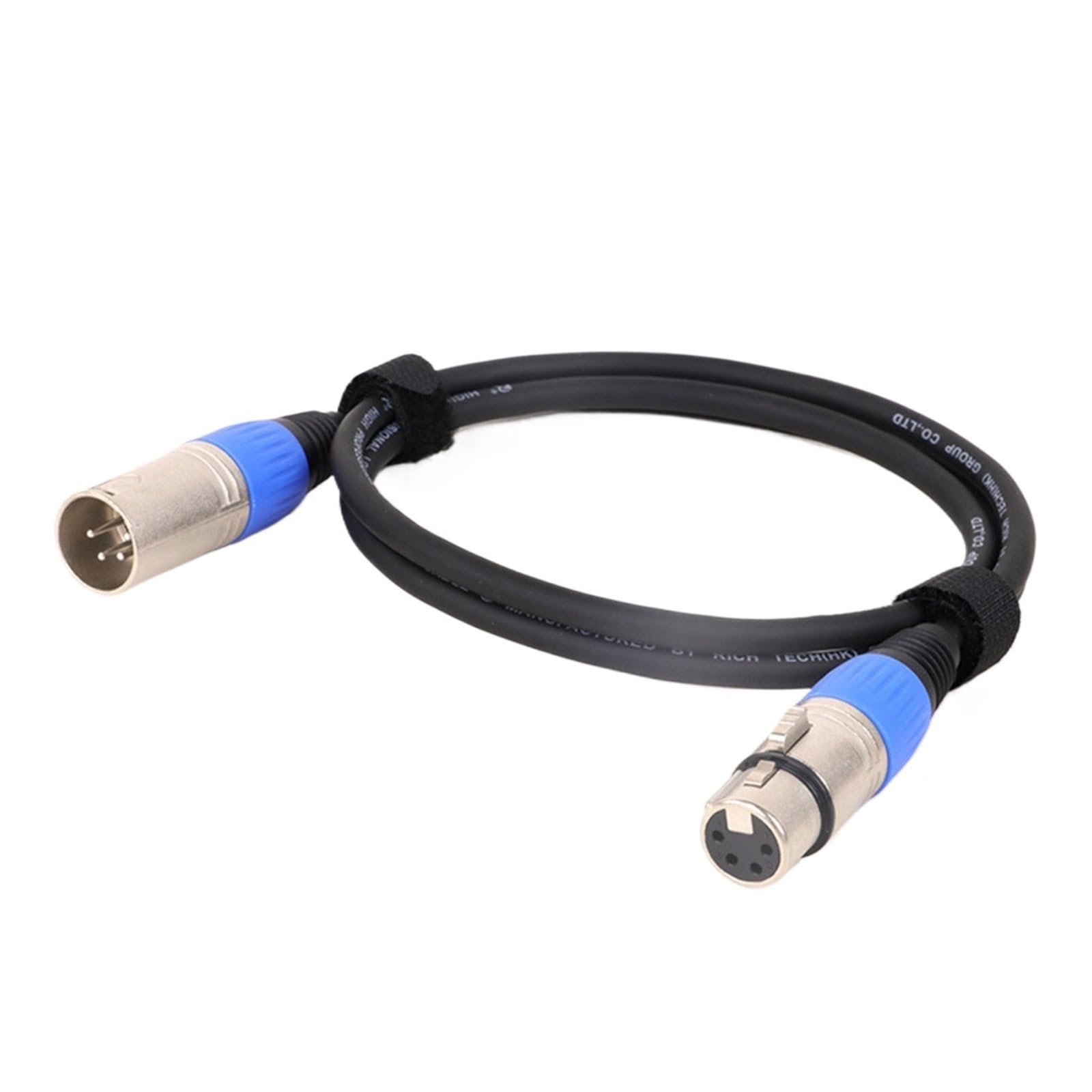 Kabel przedłużający 0,3 M-15 M XLR męskie zbalansowane kolorowe złącza XLR żeńskie 4-pinowe złącza przedłużacz audio do słuchawek (SL-BU, 15 m)