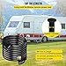 VEVOR 50 FT 50 Amp RV Extension Cord NEMA N14-50P to N14-50R, 125 / 250V Heavy Duty STW 6/3+ 8/1 RV Power Cord, for EV Charging and RV Trailer Campers