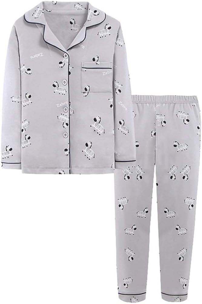 Dwsioow 子供パジャマ 長袖 トップス ズボン セパレート 前全開ボタン仕様 アニマル 男の子 ルームウェア ナイトウェア 綿100 通園 通年素材 通学 祝開店大放出セール開催中 ボーイズ プレゼント