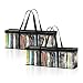 Set of 2 DVD Storage Bags Holds 80 DVDs (40 Each)