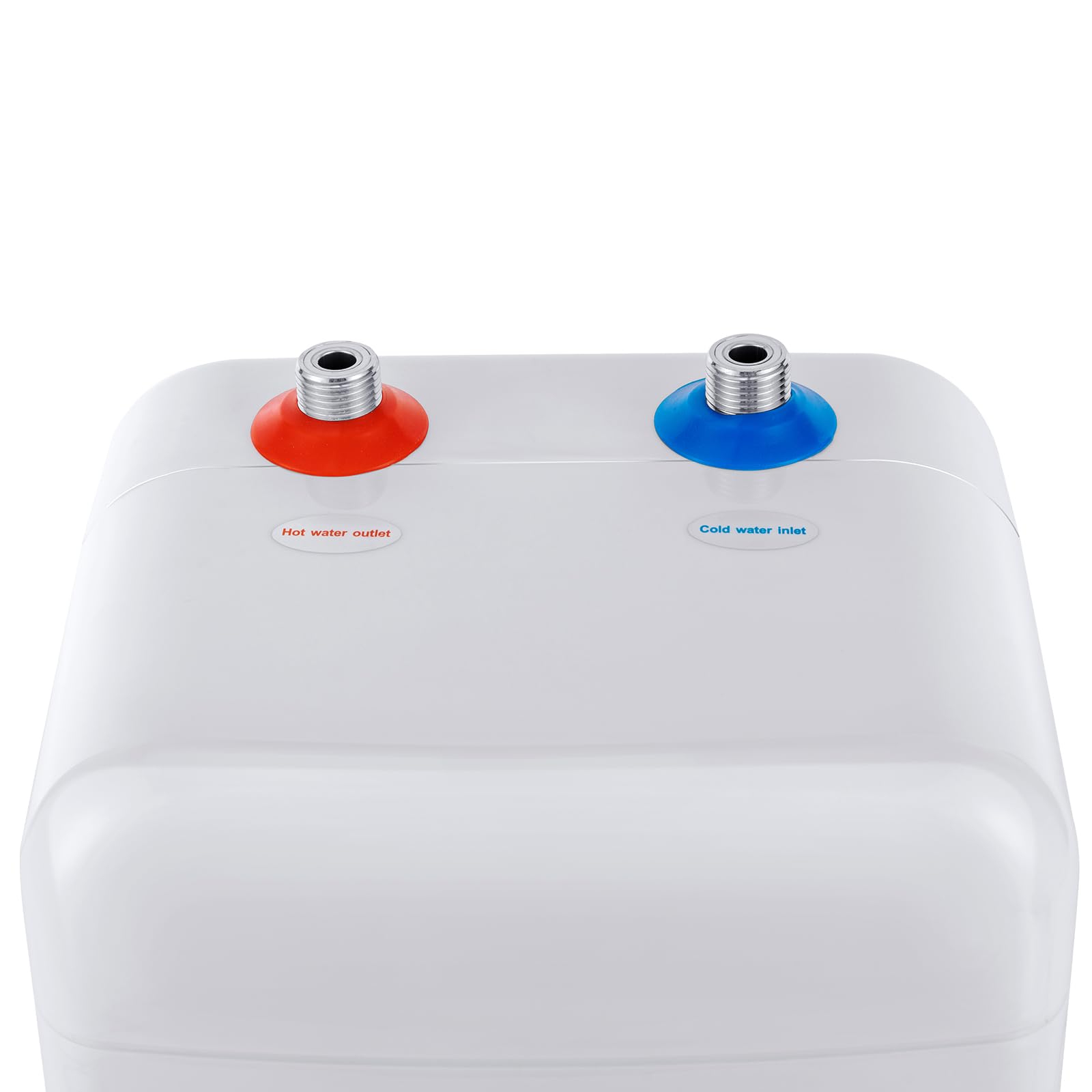 8L Kleiner druckfester Warmwasserspeicher, 220V 1500W Elektrischer Warmwasserbereiter Temperatur Einstellbarer Warmwasserbereiter mit Sicherheitsventil für Washbasin Bathroom Schulen