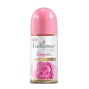 Romantic Roll-On Anti-Perspirant Deodorant En.ch.an.teur | 48-Hour Odour Protection, Quick-Dry & Non-Sticky | Floral French Fragrance | 50 ML [1.69 Fl Oz]