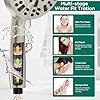Shower Head with Handheld Spray Combo,6 High Pressure Rain ShowerHead,5 Dual Double Handheld Shower Head with 10-Mode 78 Hose Brushed Nickel
