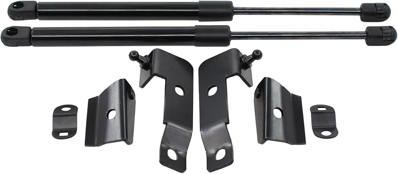 Kit de Suportes a Gás do Capô ApplianPar para Nissan Frontier, Navara, Pathfinder e Xterra 2004–2018 – 2 unidades