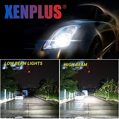 XENPLUS H1 Led Headlight Bulbs, 350% Super Bright 5530 Led Chip 10600LM 60W 6500K Cool White, IP68 Waterproof Led Headlight Conversion Kit, Mini Design Plug and Play(2 PCS)