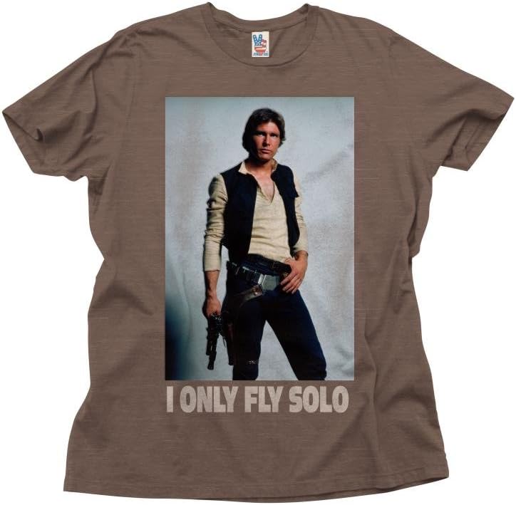 Star Wars Men's Star Wars I Only Fly Solo T-Shirt