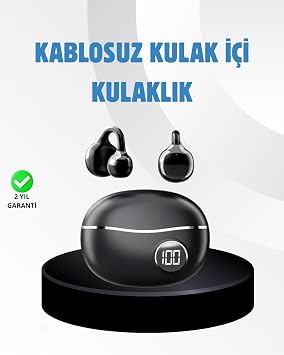 A k Kulak Kablosuz Bluetooth Kulakl k   Konforlu Tasar m ve Uzun S reli Kullan m