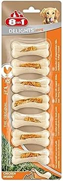 8in1 Delights Strong XS Size Bone 7, 140g Dog Award