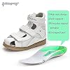 princepard Orthopedic Shoes for Flat Feet O/X Leg Arch Support Corrected Care Summer Closed-Toe Corrective Sandals Kids Toddler Girls