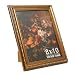 ASTRDECOR 8x10 Picture Frame, Vintage Bronze Gold Picture Frame for Tabletop & Wall Mount, Antique Photo Frame 8 x 10 for Living Room, Bedroom, Office or Gallery Wall, Retro Home Decoration Gift - 1 Pack