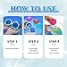 KISKISBY Reusable Water Balloons Water Bombs Splash Ball Quick Fill Self-Sealing Silicone Refillable Water Balls Outdoor Activities Summer Toy Pool Beach Water Games Toys for Kids ages 4-12 (18 Pcs)