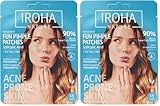 IROHA NATURE - Parches Granos FUN (Corazones/Estrellas) | Cosmética Coreana con Ácido Salicílico, Árbol de Té y Centella Asiática | Atenúa Imperfecciones en 8 Horas | 15 Unidades (Paquete de 2)