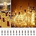 Produktbild Led Flaschenlicht, 12 Packung 2m 20 Kupferdraht Lichterkette für Flasche, Batteriebetriebene Lichterkette für DIY-Hochzeits Party, Weihnachten Halloween Dekoration (Warm-weiß)