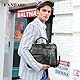 FANDARE Herren Aktentasche Umhängetasche Leder Mann 15.6 Zoll Laptoptasche Damen Henkeltasche Arbeitstasche Business Handtasche Tragetasche Schultertasche Leder Messenger Crossbody Briefcase Schwarz