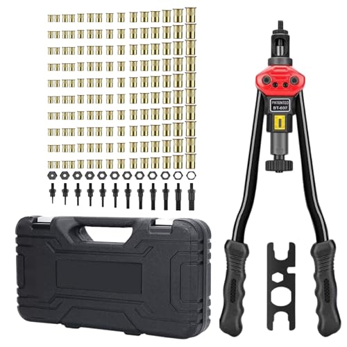 Rivnut kit d'outils 176 pièces avec écrous de jonction pour fixation de tôle