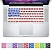 DHZ Macbook Keyboard Cover 2-Pack(1pcs US Flag and 1pcsDHZ® Customized Cover) Silicone Skin for Apple MacBook Air 13" and Pro 13" 15" 17" (with or w/out Retina Display) iMac (US American Flag)