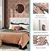 Commomy 10 Pcs 3D Faux Brick Wall Panels -11.8''X11.8'' Whitewash Brick Peel and Stick Wall Tiles Farmhouse DIY Self-Adhesive Bricks Wall Tile Living Room, Bedroom,Kitchen, Fireplace, (POA-0712)