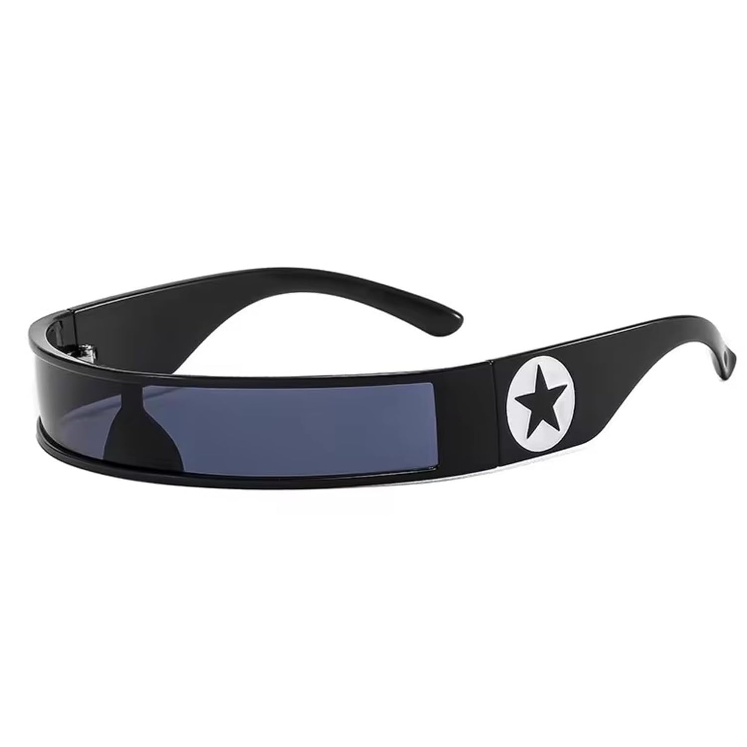 AUGEN Modern Rectangular Plastic Unisex Sunglasses UV 400 Protected Medium Size (211)