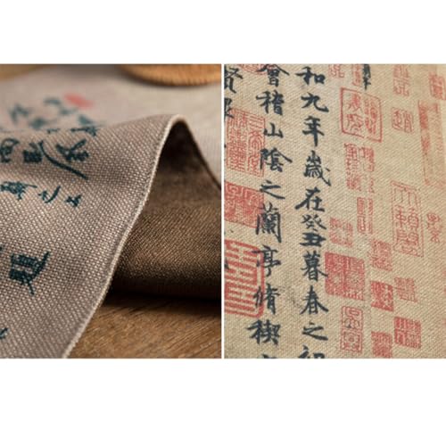 Nappe chinoise rétro pour décoration de table chic en extérieur - 3