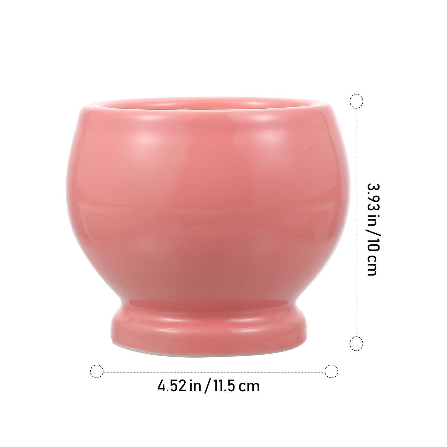 Ceramic Garlic Crusher with Pestle for Kitchen Grinding
