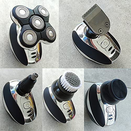 Máquina de cortar cabelo e barbeador elétrico 5 em 1