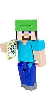 Minecraft Underwater Steve 3.25" scale Video Game Authentic Action Figure with Accessory and Craft-a-block