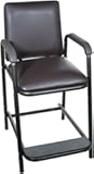 Drive Medical 17100-BV Hip High Chair with Back and Arms, Brown Vein