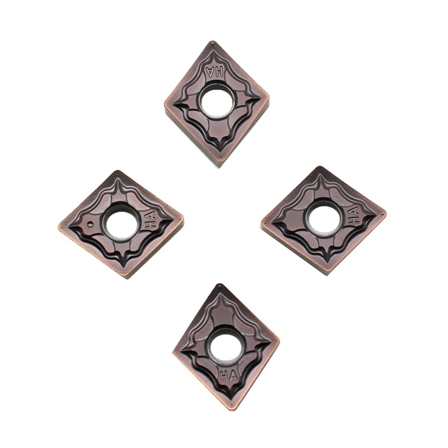 Indexable Carbide Lathe Tool 10pcs CNMG120408 HA PC9030 Carbide Insert CNC Lathe External Cutting Turning Tool Blade for Stainless Steel